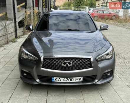 Сірий Інфініті Q50, об'ємом двигуна 3.7 л та пробігом 166 тис. км за 14500 $, фото 2 на Automoto.ua