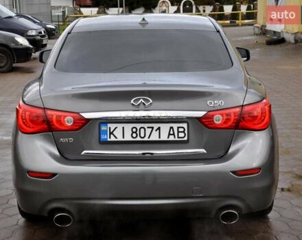 Серый Инфинити Q50, объемом двигателя 3.7 л и пробегом 133 тыс. км за 12999 $, фото 10 на Automoto.ua