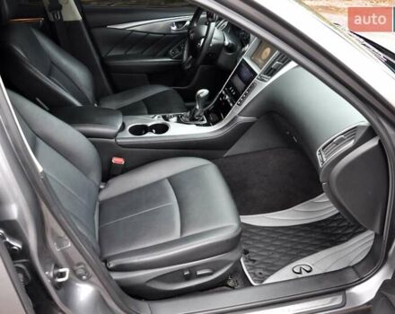 Серый Инфинити Q50, объемом двигателя 3.7 л и пробегом 133 тыс. км за 12999 $, фото 30 на Automoto.ua