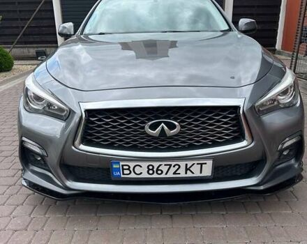 Сірий Інфініті Q50, об'ємом двигуна 3.7 л та пробігом 168 тис. км за 15200 $, фото 1 на Automoto.ua
