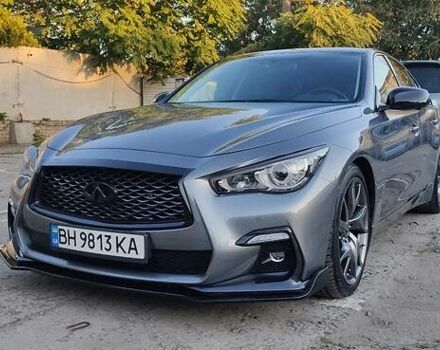 Сірий Інфініті Q50, об'ємом двигуна 3.5 л та пробігом 89 тис. км за 20450 $, фото 2 на Automoto.ua