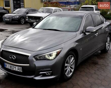 Серый Инфинити Q50, объемом двигателя 3.7 л и пробегом 133 тыс. км за 12999 $, фото 1 на Automoto.ua