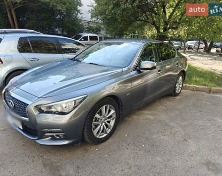 Серый Инфинити Q50, объемом двигателя 2.14 л и пробегом 210 тыс. км за 14100 $, фото 1 на Automoto.ua