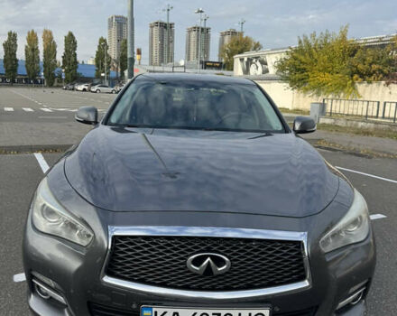 Серый Инфинити Q50, объемом двигателя 2.14 л и пробегом 141 тыс. км за 15000 $, фото 1 на Automoto.ua
