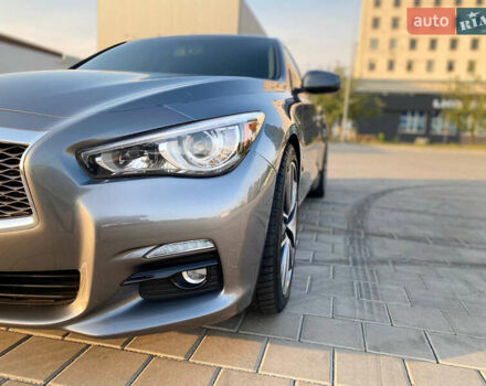 Серый Инфинити Q50, объемом двигателя 3.7 л и пробегом 140 тыс. км за 15650 $, фото 5 на Automoto.ua