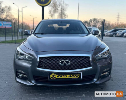Серый Инфинити Q50, объемом двигателя 3.7 л и пробегом 200 тыс. км за 16000 $, фото 1 на Automoto.ua