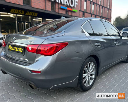 Серый Инфинити Q50, объемом двигателя 3.7 л и пробегом 200 тыс. км за 16000 $, фото 5 на Automoto.ua