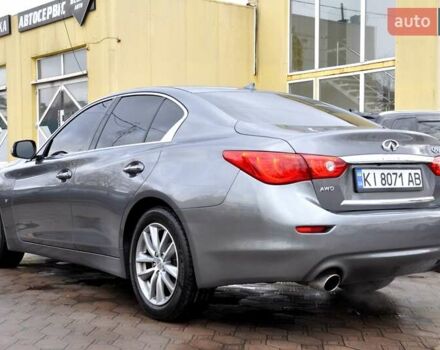 Серый Инфинити Q50, объемом двигателя 3.7 л и пробегом 133 тыс. км за 12999 $, фото 13 на Automoto.ua