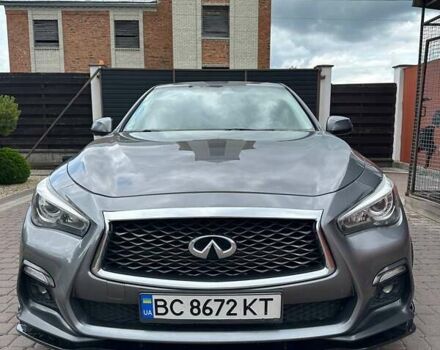 Сірий Інфініті Q50, об'ємом двигуна 3.7 л та пробігом 168 тис. км за 15200 $, фото 3 на Automoto.ua