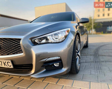 Серый Инфинити Q50, объемом двигателя 3.7 л и пробегом 140 тыс. км за 15650 $, фото 7 на Automoto.ua