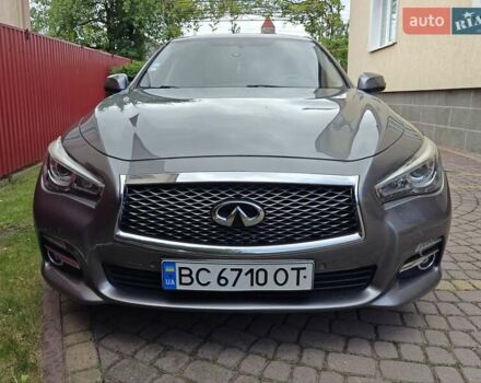Серый Инфинити Q50, объемом двигателя 2.14 л и пробегом 210 тыс. км за 14100 $, фото 13 на Automoto.ua