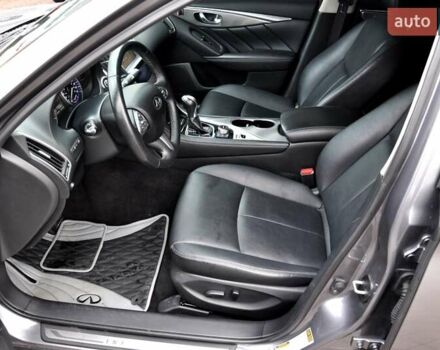 Серый Инфинити Q50, объемом двигателя 3.7 л и пробегом 133 тыс. км за 12999 $, фото 18 на Automoto.ua