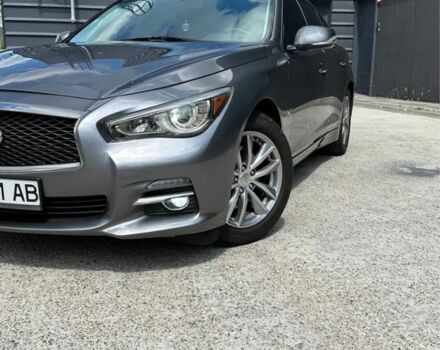 Серый Инфинити Q50, объемом двигателя 3.7 л и пробегом 130 тыс. км за 12750 $, фото 3 на Automoto.ua
