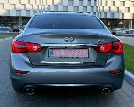 Серый Инфинити Q50, объемом двигателя 2.2 л и пробегом 137 тыс. км за 16999 $, фото 7 на Automoto.ua