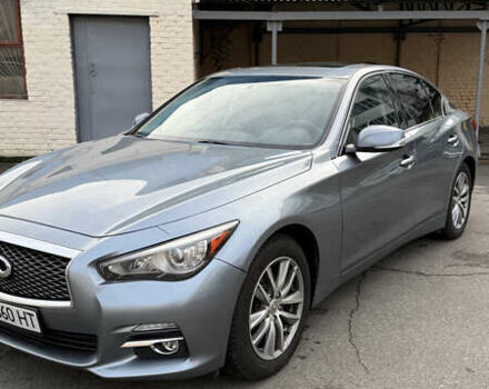 Серый Инфинити Q50, объемом двигателя 1.99 л и пробегом 168 тыс. км за 12499 $, фото 2 на Automoto.ua