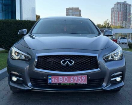 Серый Инфинити Q50, объемом двигателя 2.2 л и пробегом 137 тыс. км за 16999 $, фото 1 на Automoto.ua