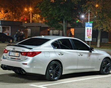 Серый Инфинити Q50, объемом двигателя 3 л и пробегом 96 тыс. км за 13900 $, фото 6 на Automoto.ua