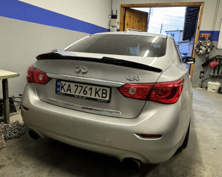 Сірий Інфініті Q50, об'ємом двигуна 3 л та пробігом 80 тис. км за 18500 $, фото 8 на Automoto.ua