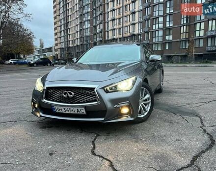 Серый Инфинити Q50, объемом двигателя 3 л и пробегом 116 тыс. км за 11700 $, фото 7 на Automoto.ua