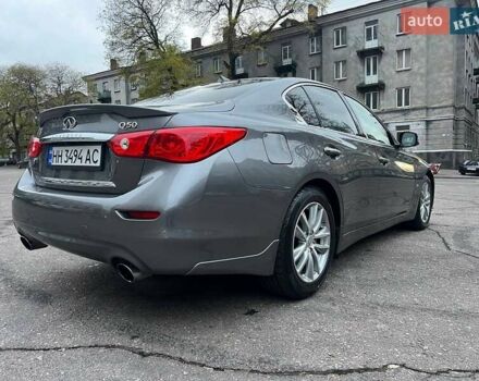 Серый Инфинити Q50, объемом двигателя 3 л и пробегом 116 тыс. км за 11700 $, фото 18 на Automoto.ua