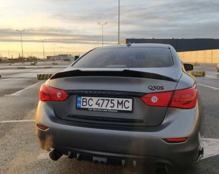 Сірий Інфініті Q50, об'ємом двигуна 3 л та пробігом 204 тис. км за 16500 $, фото 8 на Automoto.ua