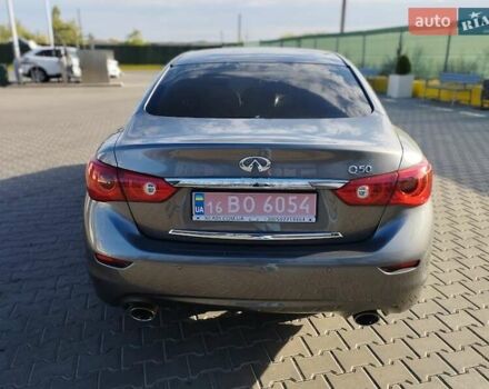 Серый Инфинити Q50, объемом двигателя 2.2 л и пробегом 203 тыс. км за 14500 $, фото 12 на Automoto.ua