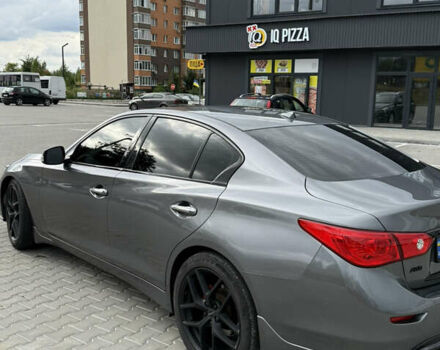 Серый Инфинити Q50, объемом двигателя 3 л и пробегом 146 тыс. км за 13500 $, фото 5 на Automoto.ua