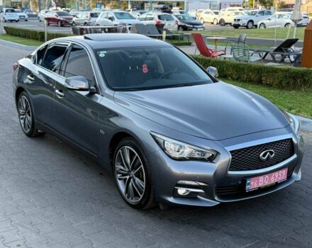 Серый Инфинити Q50, объемом двигателя 2.2 л и пробегом 137 тыс. км за 16999 $, фото 2 на Automoto.ua