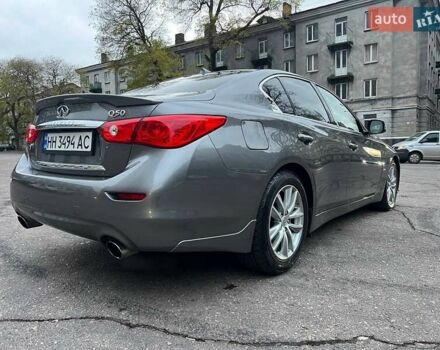 Серый Инфинити Q50, объемом двигателя 3 л и пробегом 116 тыс. км за 11700 $, фото 22 на Automoto.ua