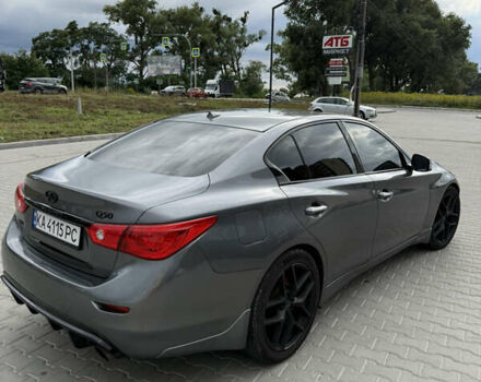 Серый Инфинити Q50, объемом двигателя 3 л и пробегом 146 тыс. км за 13500 $, фото 8 на Automoto.ua