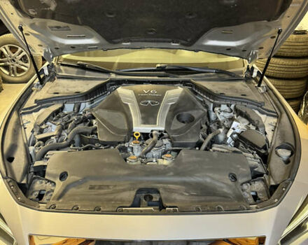 Сірий Інфініті Q50, об'ємом двигуна 3 л та пробігом 80 тис. км за 18500 $, фото 11 на Automoto.ua