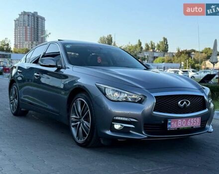 Серый Инфинити Q50, объемом двигателя 2.2 л и пробегом 137 тыс. км за 16999 $, фото 14 на Automoto.ua
