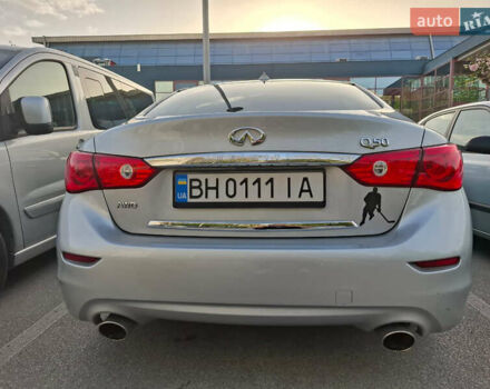 Серый Инфинити Q50, объемом двигателя 1.99 л и пробегом 81 тыс. км за 13900 $, фото 4 на Automoto.ua