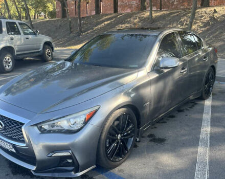 Серый Инфинити Q50, объемом двигателя 3.5 л и пробегом 171 тыс. км за 16500 $, фото 1 на Automoto.ua