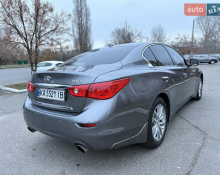Серый Инфинити Q50, объемом двигателя 1.99 л и пробегом 180 тыс. км за 13900 $, фото 5 на Automoto.ua