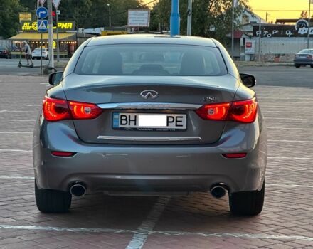 Серый Инфинити Q50, объемом двигателя 2.2 л и пробегом 122 тыс. км за 15900 $, фото 6 на Automoto.ua