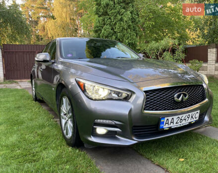 Серый Инфинити Q50, объемом двигателя 3 л и пробегом 123 тыс. км за 17300 $, фото 11 на Automoto.ua