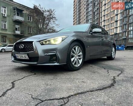 Серый Инфинити Q50, объемом двигателя 3 л и пробегом 116 тыс. км за 11700 $, фото 13 на Automoto.ua