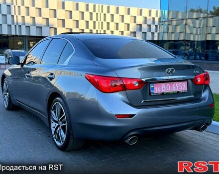 Серый Инфинити Q50, объемом двигателя 2.2 л и пробегом 137 тыс. км за 16999 $, фото 1 на Automoto.ua