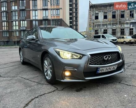 Серый Инфинити Q50, объемом двигателя 3 л и пробегом 116 тыс. км за 11700 $, фото 8 на Automoto.ua