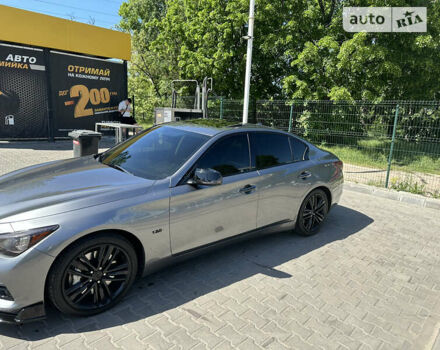 Сірий Інфініті Q50, об'ємом двигуна 1.99 л та пробігом 102 тис. км за 19000 $, фото 2 на Automoto.ua