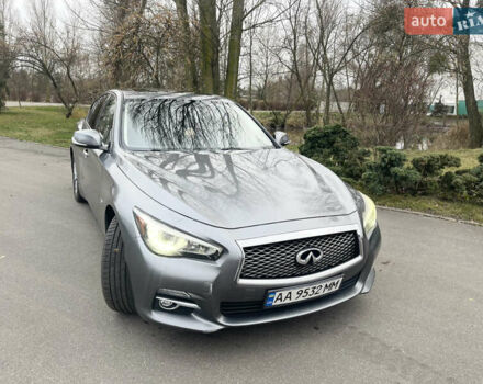 Серый Инфинити Q50, объемом двигателя 3 л и пробегом 118 тыс. км за 15500 $, фото 2 на Automoto.ua