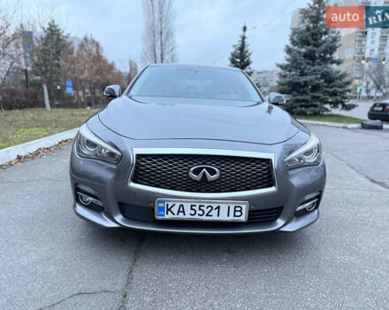 Серый Инфинити Q50, объемом двигателя 1.99 л и пробегом 180 тыс. км за 13900 $, фото 1 на Automoto.ua