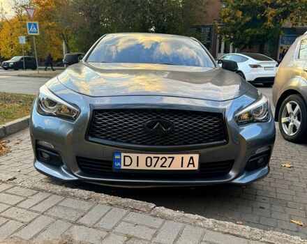 Сірий Інфініті Q50, об'ємом двигуна 3 л та пробігом 145 тис. км за 13600 $, фото 1 на Automoto.ua