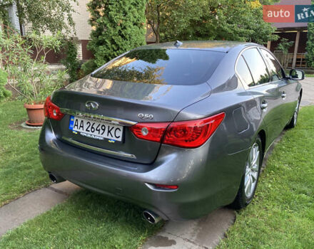 Серый Инфинити Q50, объемом двигателя 3 л и пробегом 123 тыс. км за 17300 $, фото 9 на Automoto.ua