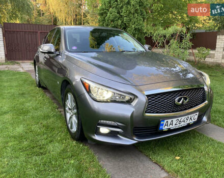 Серый Инфинити Q50, объемом двигателя 3 л и пробегом 123 тыс. км за 17300 $, фото 14 на Automoto.ua