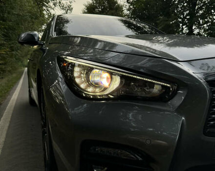 Серый Инфинити Q50, объемом двигателя 3 л и пробегом 109 тыс. км за 19950 $, фото 6 на Automoto.ua