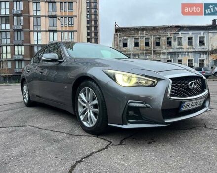Серый Инфинити Q50, объемом двигателя 3 л и пробегом 116 тыс. км за 11700 $, фото 5 на Automoto.ua