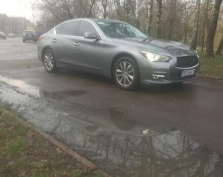 Сірий Інфініті Q50, об'ємом двигуна 2 л та пробігом 197 тис. км за 15500 $, фото 9 на Automoto.ua