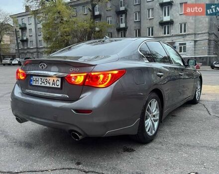 Серый Инфинити Q50, объемом двигателя 3 л и пробегом 116 тыс. км за 11700 $, фото 14 на Automoto.ua